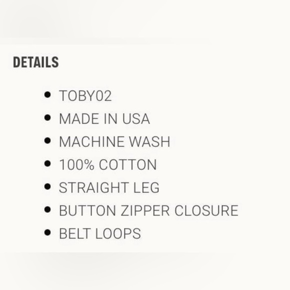 NEW Velvet by Spencer and Graham Toby Sanded Twill Pant size 32 - Picture 4 of 8